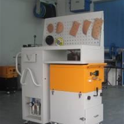 Cantilevered central dust collection system
