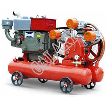 Diesel engine air compressor