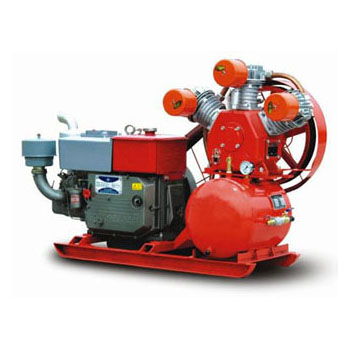 Diesel engine air compressor